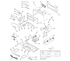 GE JVM1190SY002 case & interior parts diagram