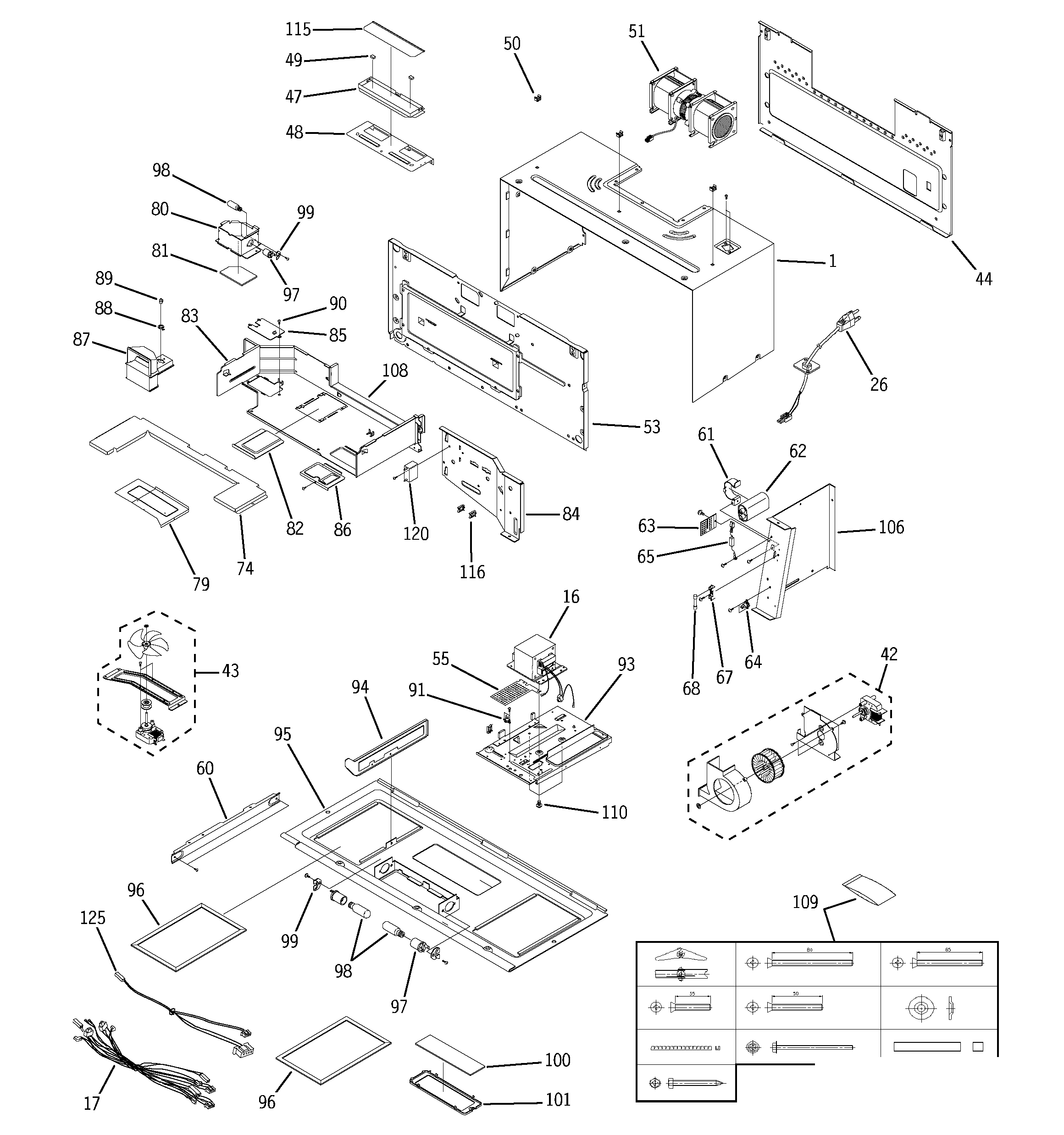 Case & interior parts