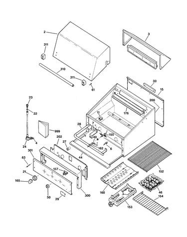 Gas grill parts