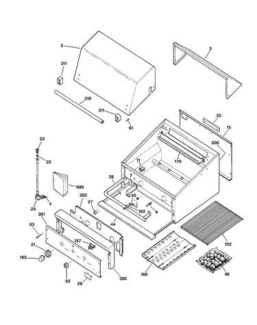 Gas grill parts
