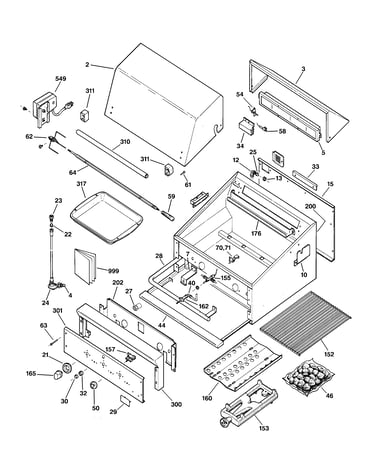 Gas grill parts