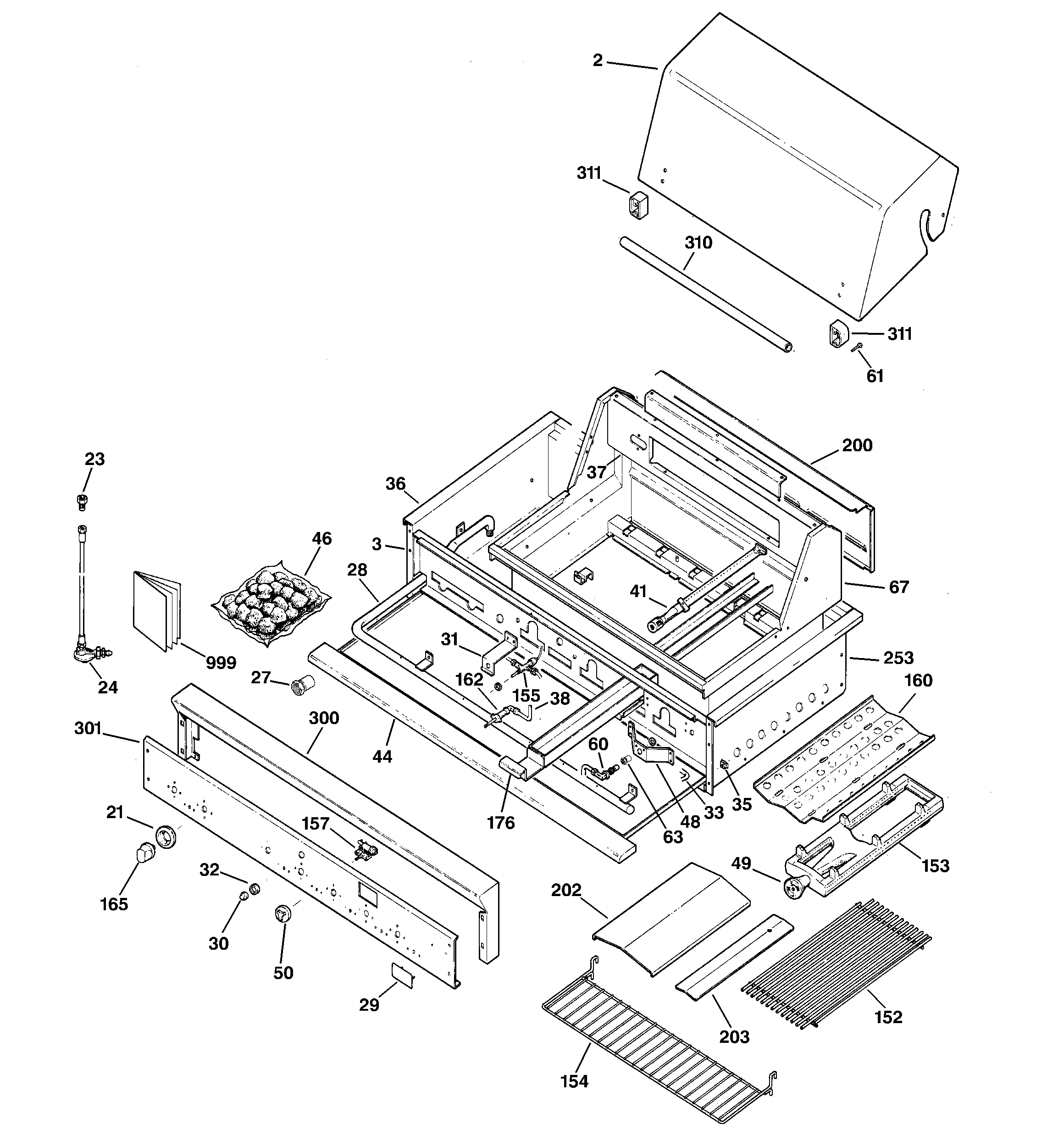 Gas grill parts