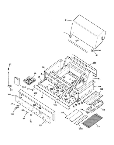 Gas grill parts