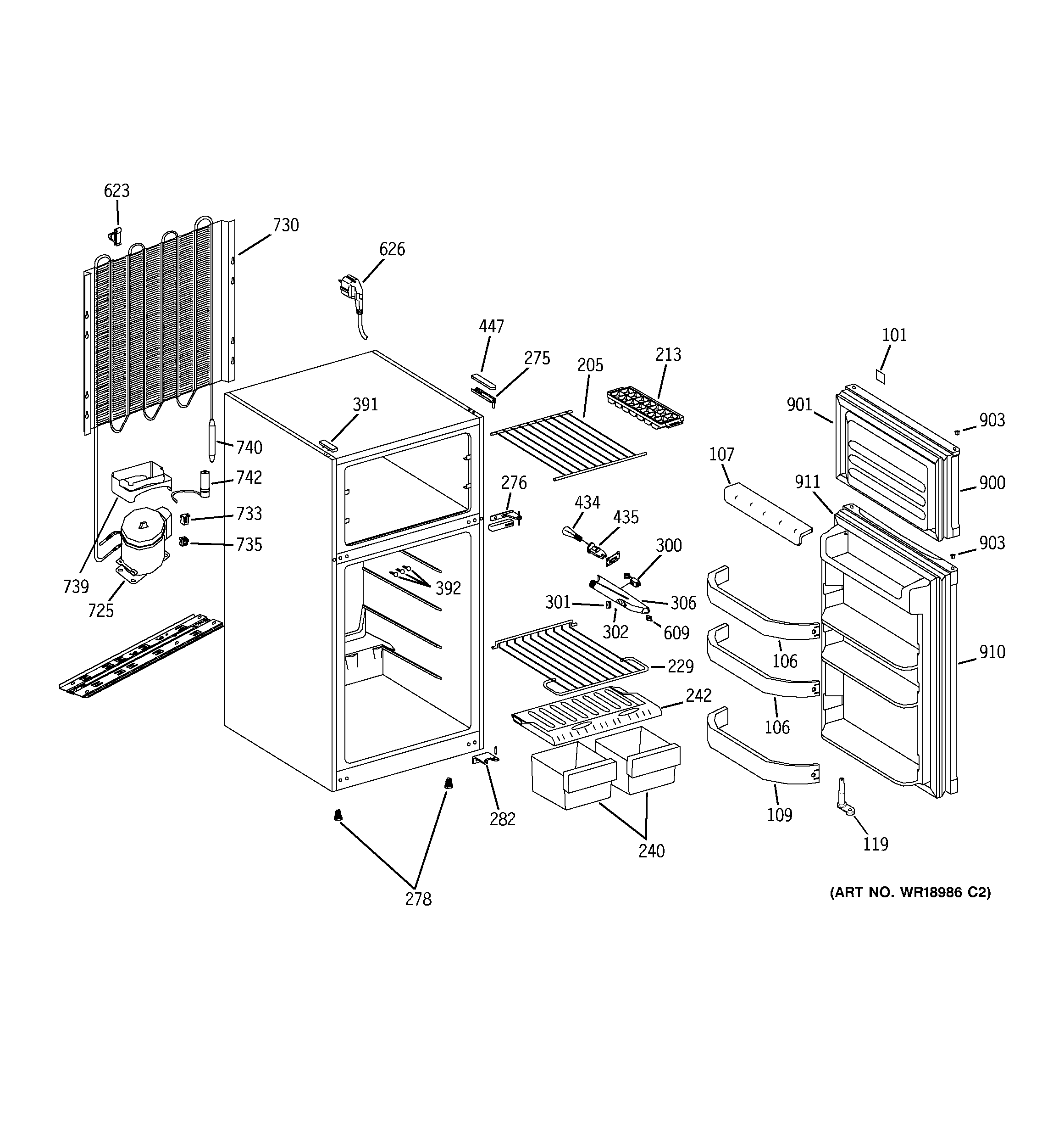 Refrigerator parts