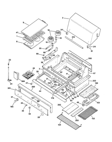 Gas grill parts