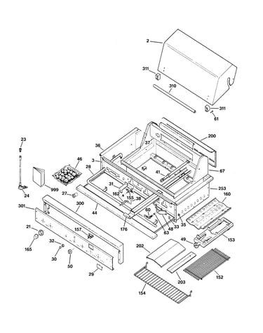 Gas grill parts