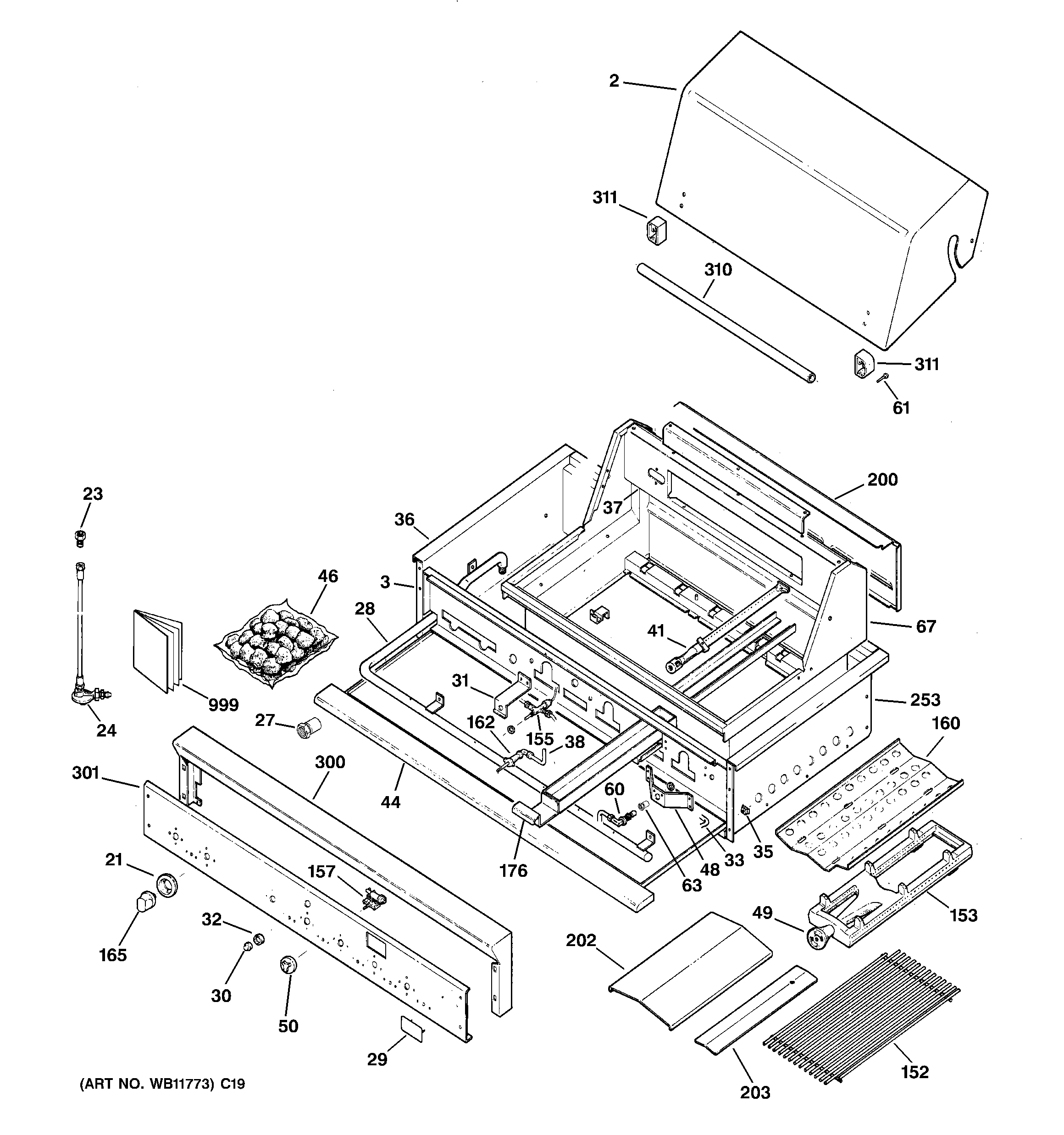 Gas grill parts