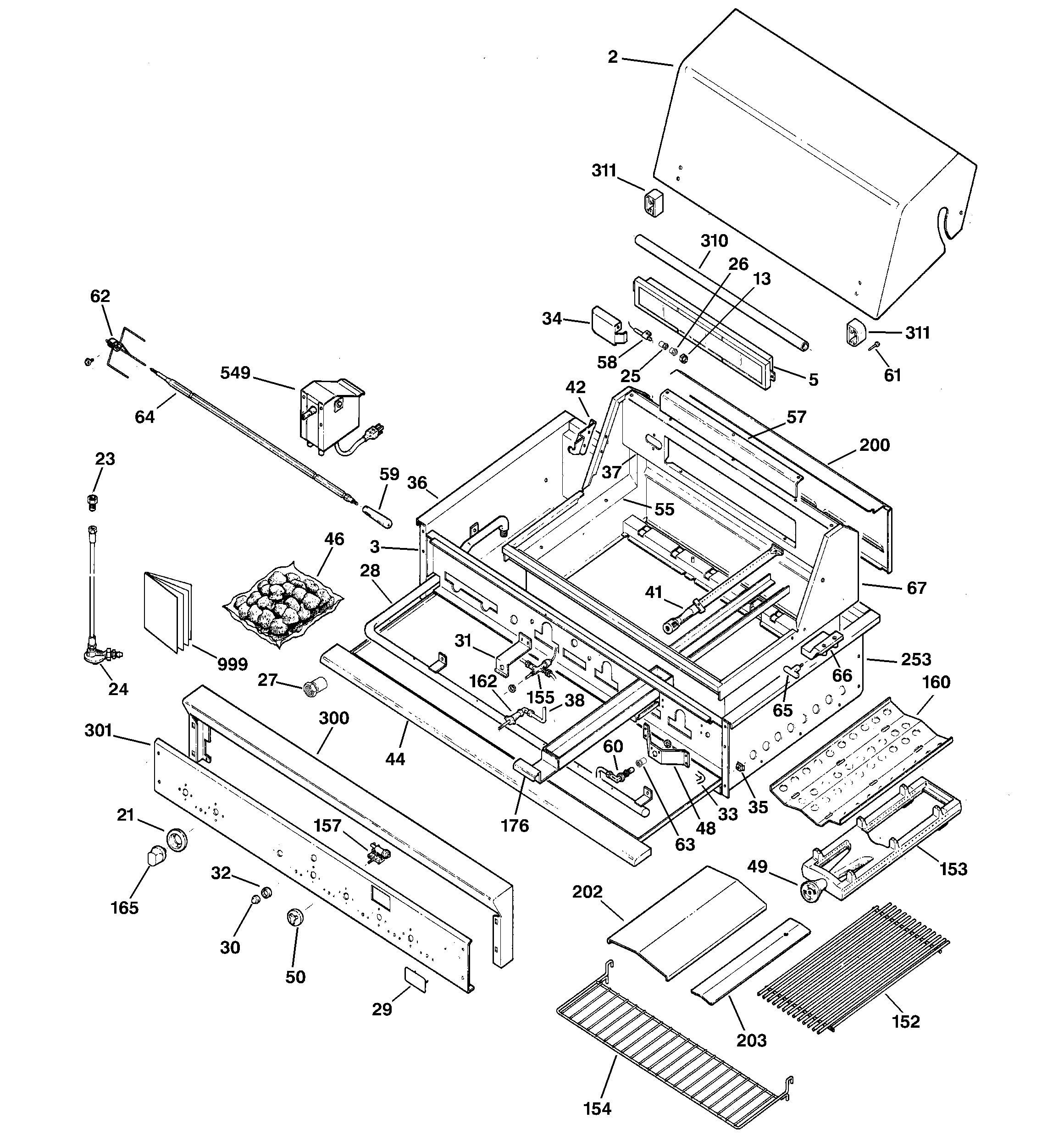 Gas grill parts
