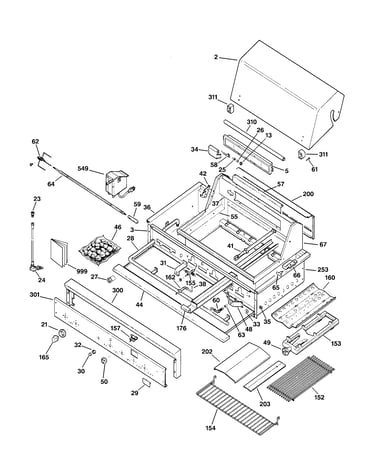 Gas grill parts