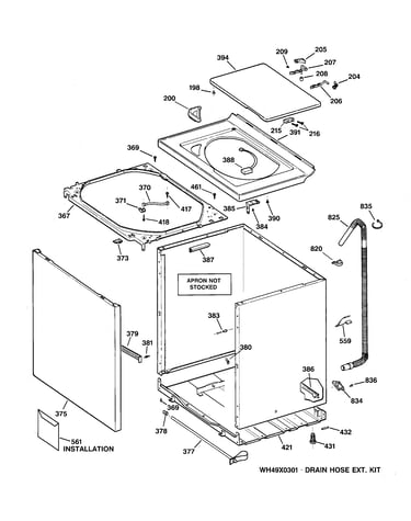 Cabinet, cover & front panel