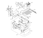 GE PSC23NGNAWW ice maker & dispenser diagram