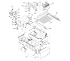 GE PSF26NGNAWW ice maker & dispenser diagram
