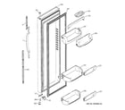 GE GSS27RSMFBS fresh food door diagram