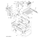GE PSC23MGNABB ice maker & dispenser diagram