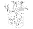 GE PSS29NGNACC ice maker & dispenser diagram