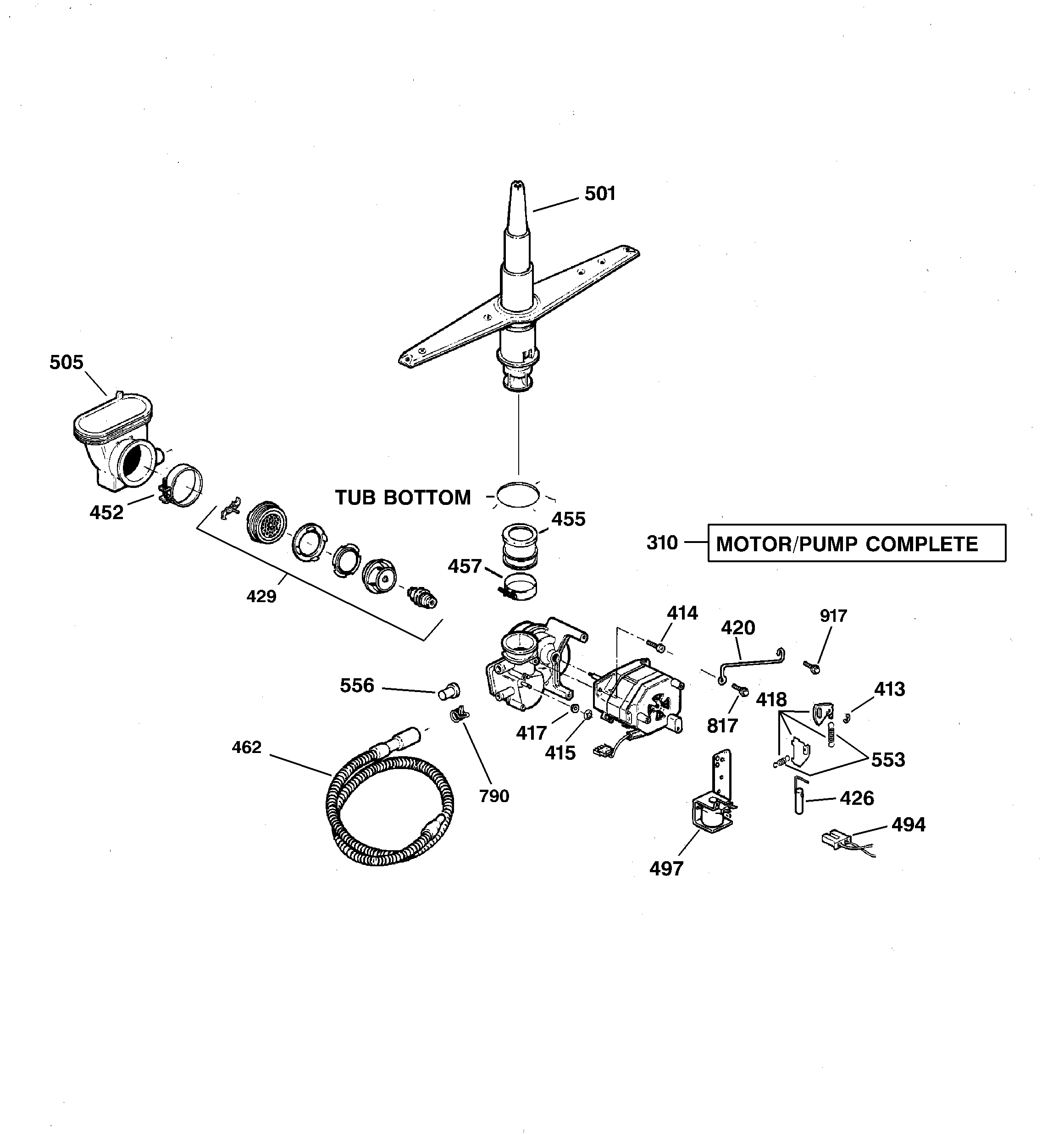 MOTOR-PUMP MECHANISM