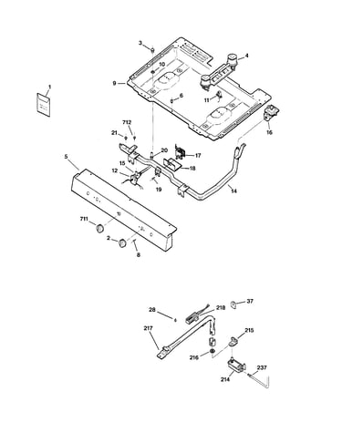 Gas & burner parts