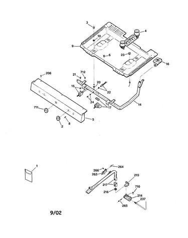 Gas & burner parts
