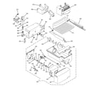 Hotpoint HSK27MGMFCCC ice maker & dispenser diagram