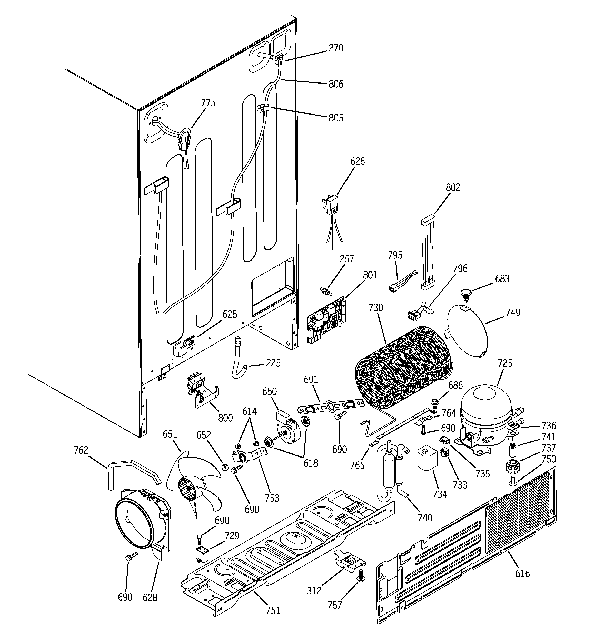 SEALED SYSTEM & MOTHER BOARD