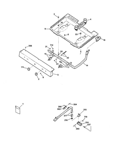 Gas & burner parts