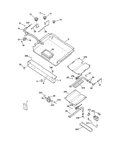 Gas & burner parts