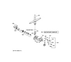 Kenmore 36316229100 motor-pump mechanism diagram