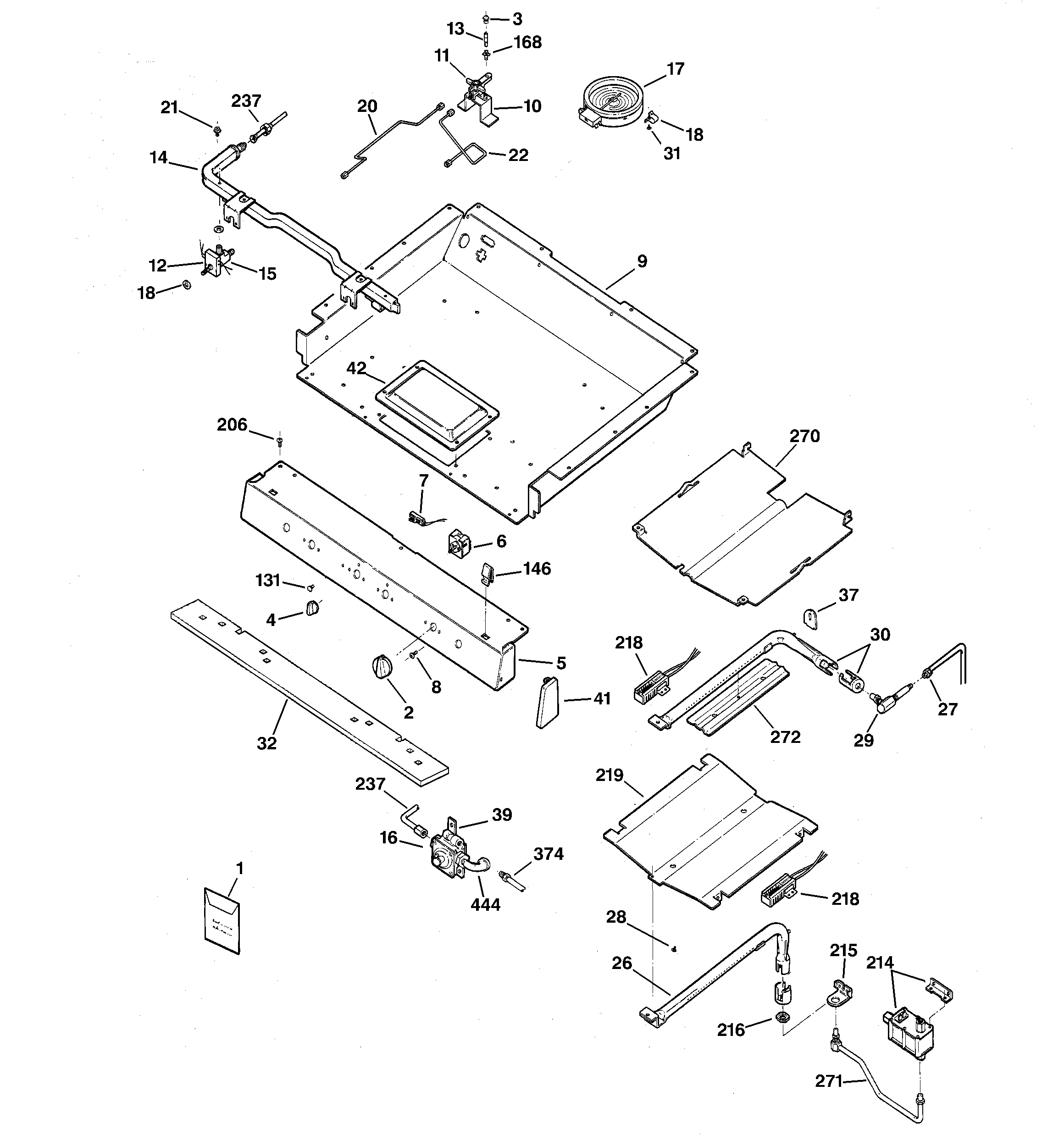 Gas & burner parts