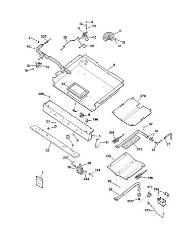 Gas & burner parts