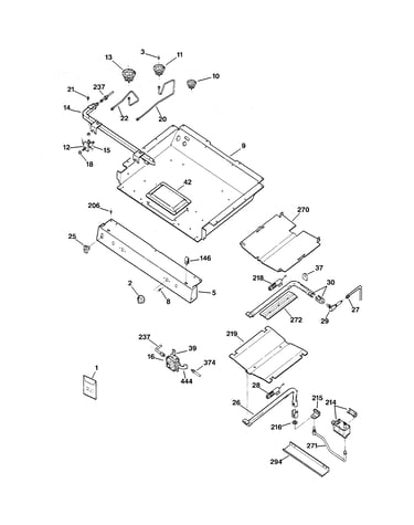 Gas & burner parts