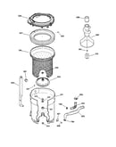 Tub, basket & agitator