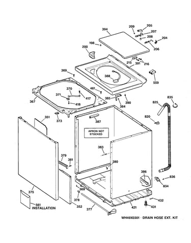 Cabinet, cover & front panel