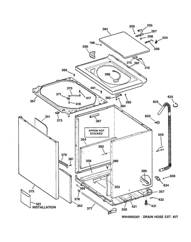 Cabinet, cover & front panel