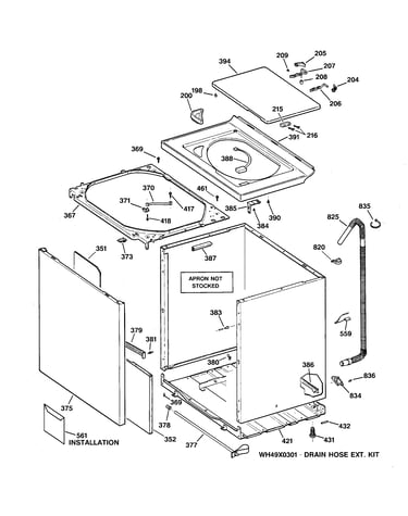 Cabinet, cover & front panel