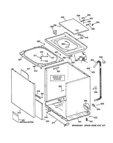 Cabinet, cover & front panel