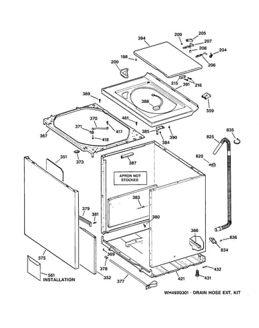 Cabinet, cover & front panel