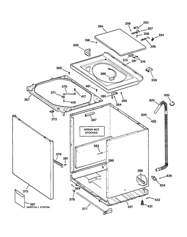 Cabinet, cover & front panel