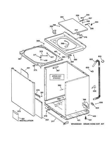 Cabinet, cover & front panel