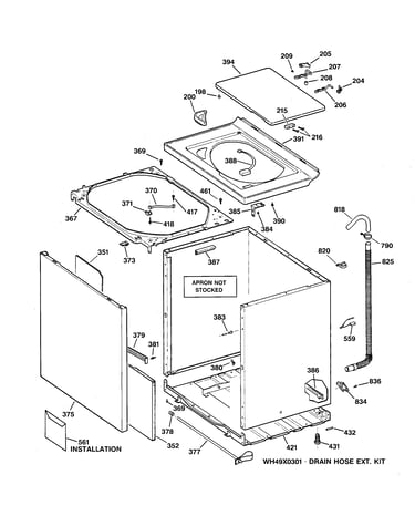 Cabinet, cover & front panel