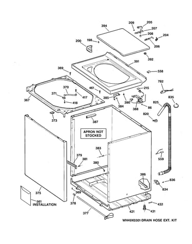 Cabinet, cover & front panel