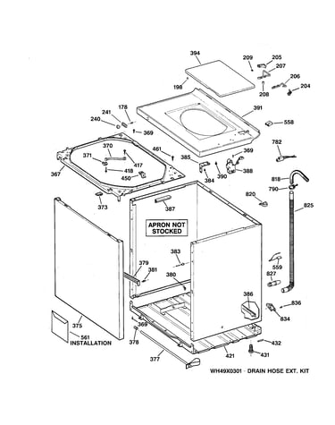 Cabinet, cover & front panel