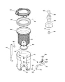 Tub, basket & agitator