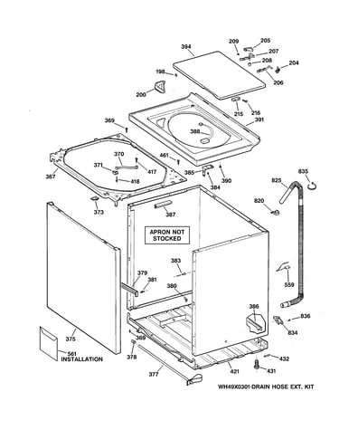 Cabinet, cover & front panel