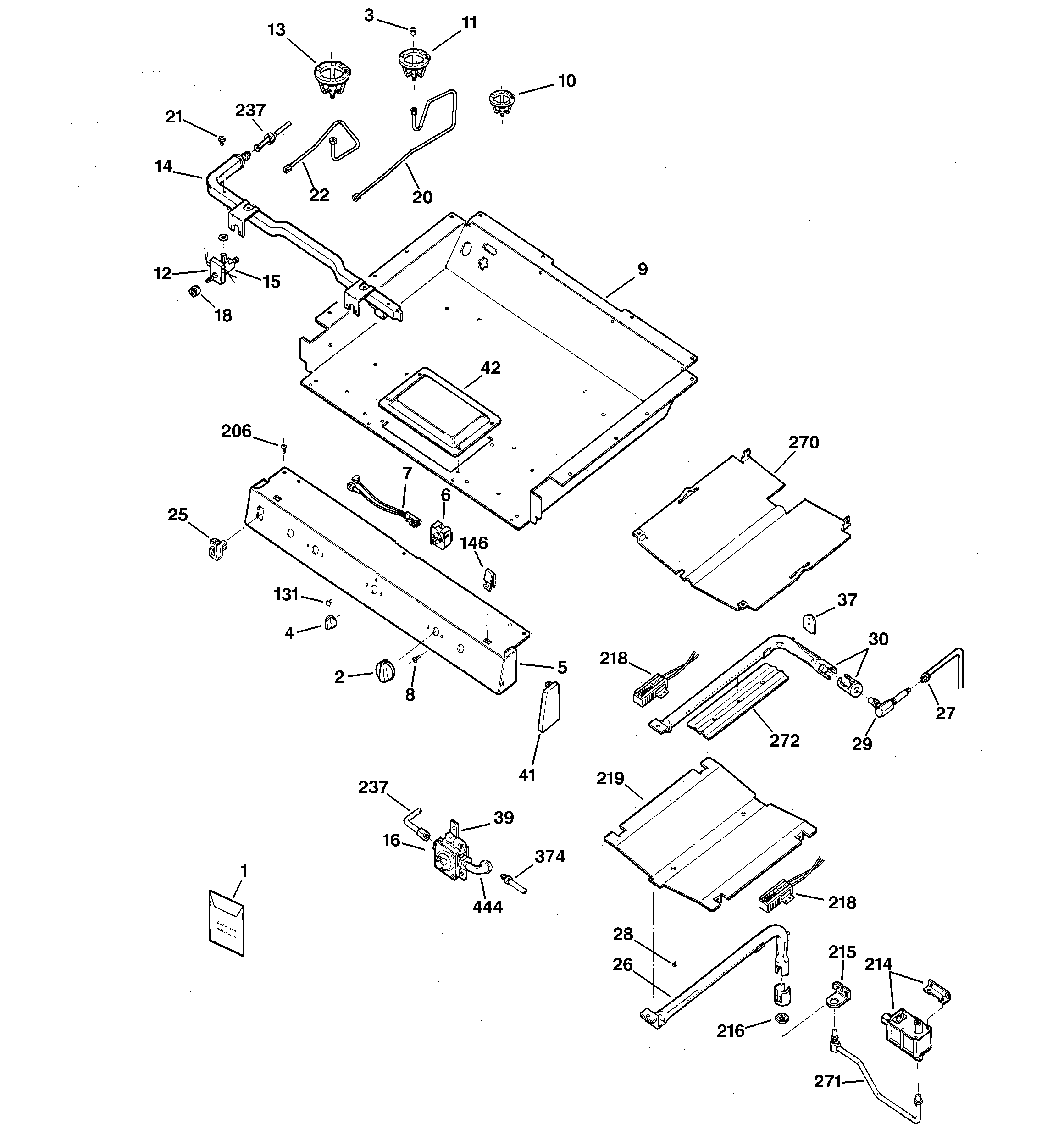 Gas & burner parts