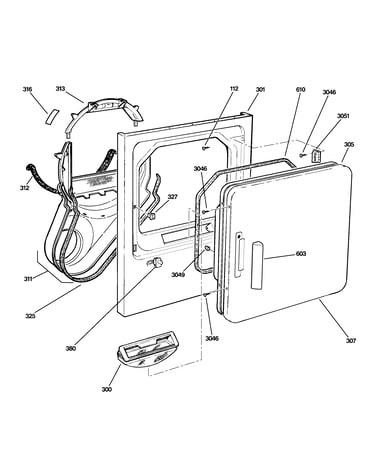 Front panel & door