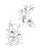 Motor-pump & spray arm assembly