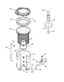 Tub, basket & agitator