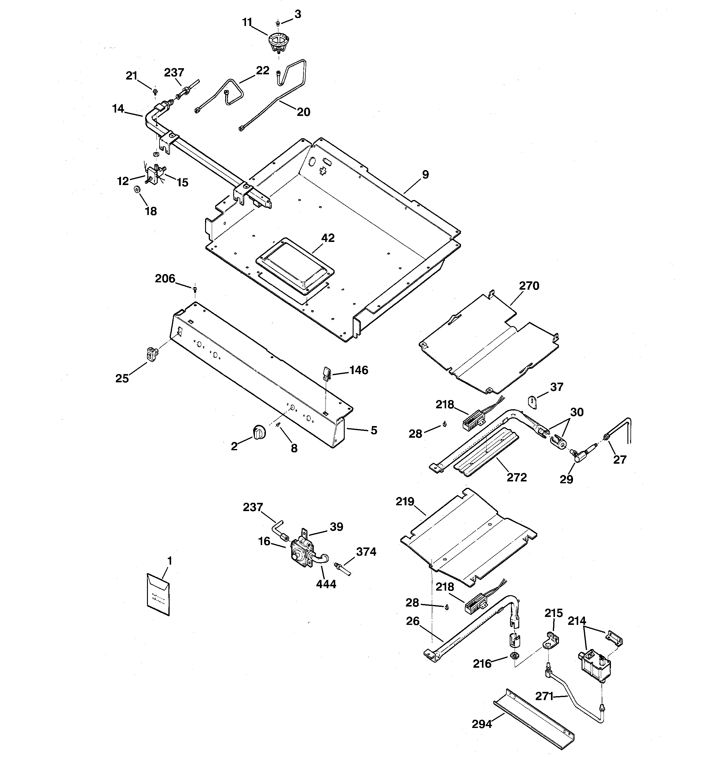 Gas & burner parts