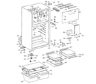 GE GTS18XBMFRWW cabinet diagram