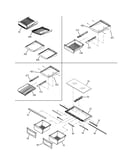 Shelving assemblies